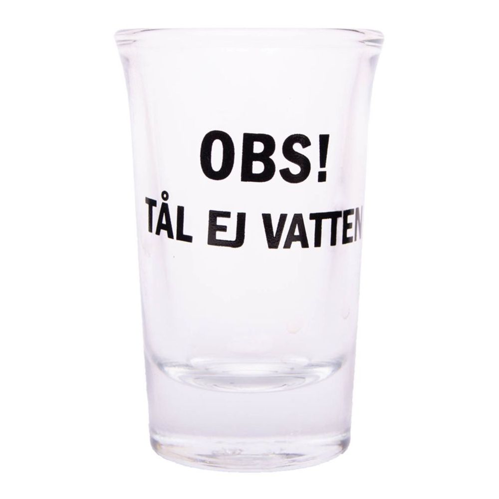 Shotglass med Tekst
