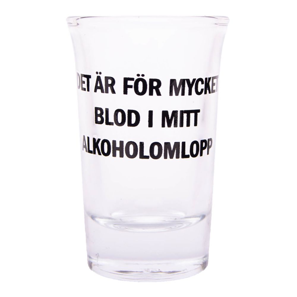 Shotglass med Tekst