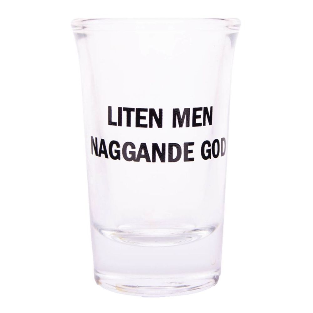 Shotglass med Tekst