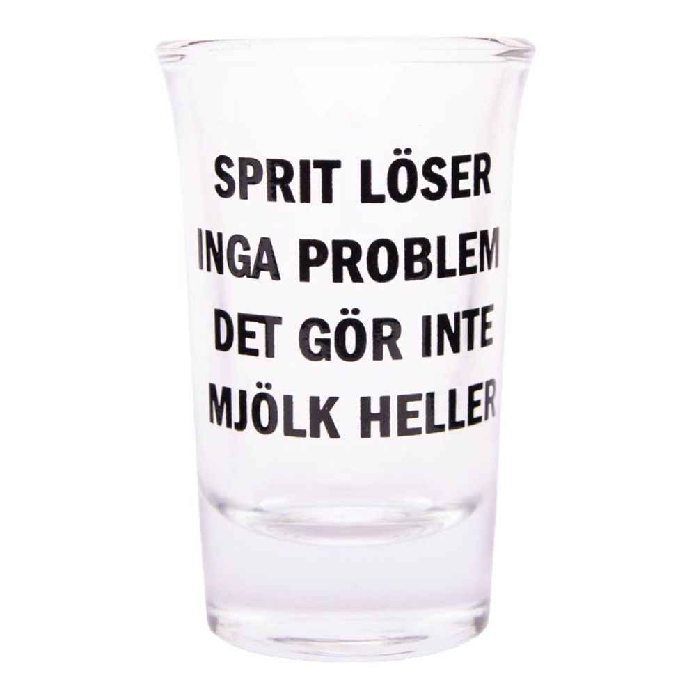 Shotglass med Tekst