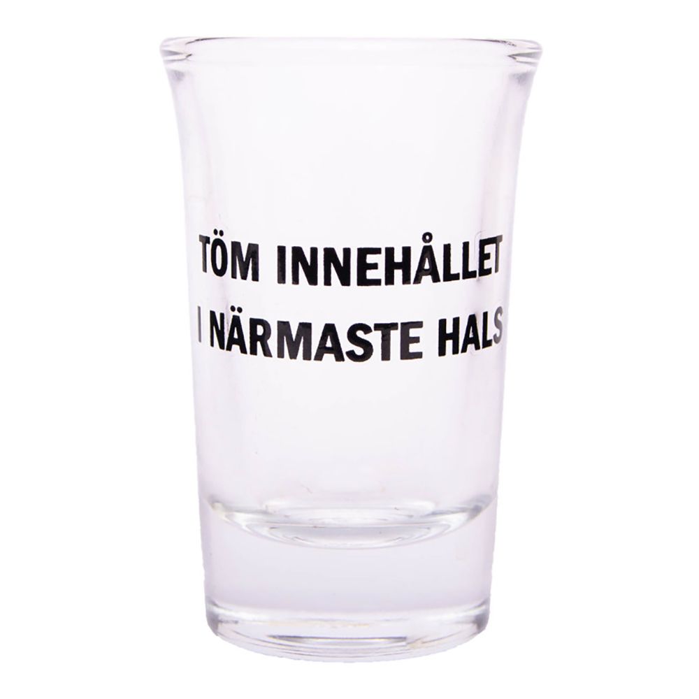 Shotglass med Tekst
