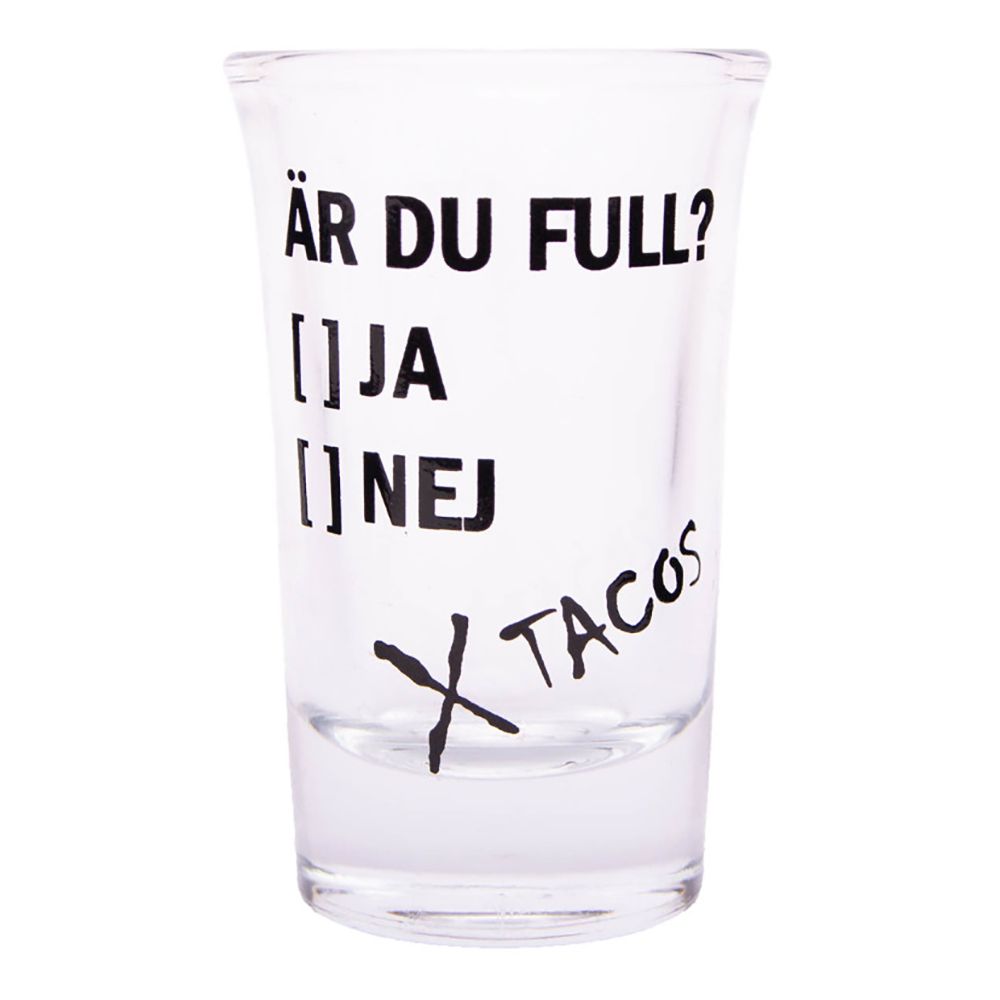 Shotglass med Tekst