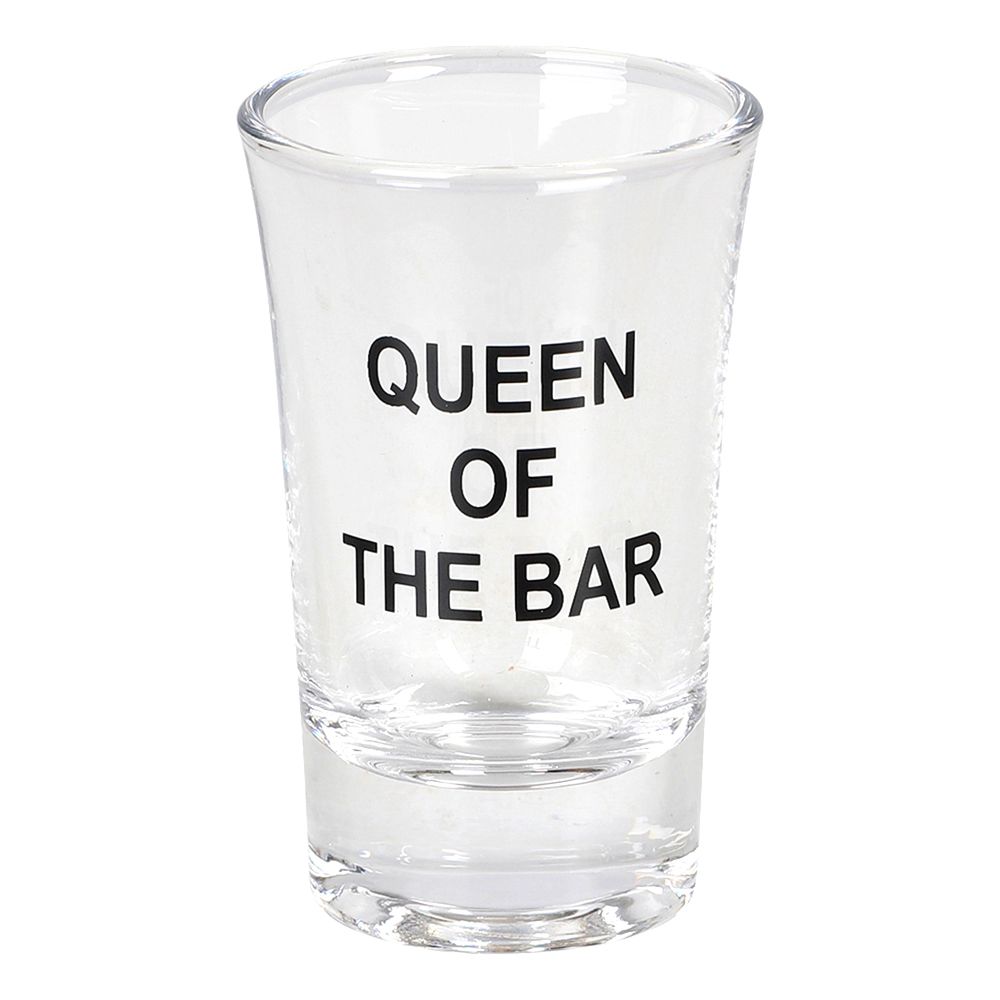 Snapseglas Queen of the Bar