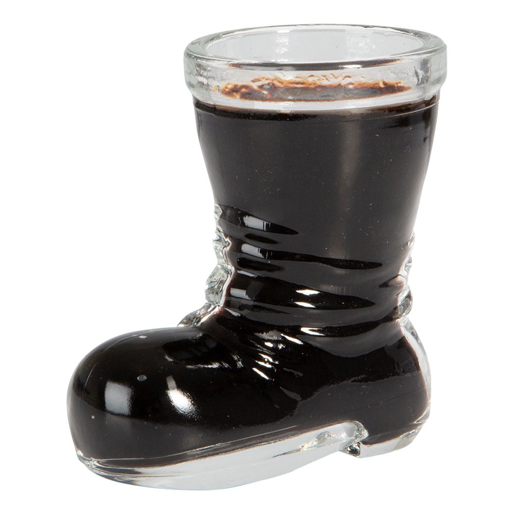 Snapseglas Støvle