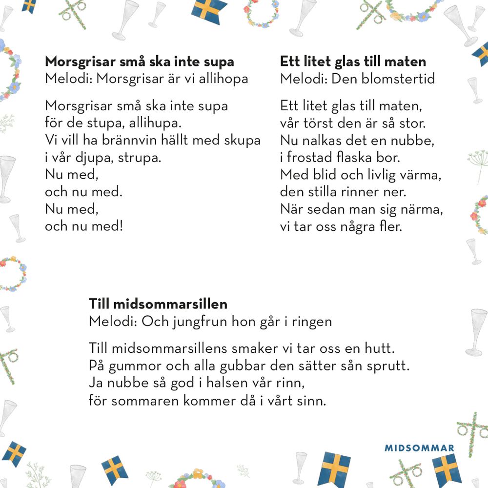 Snapsvisor Middagsspel