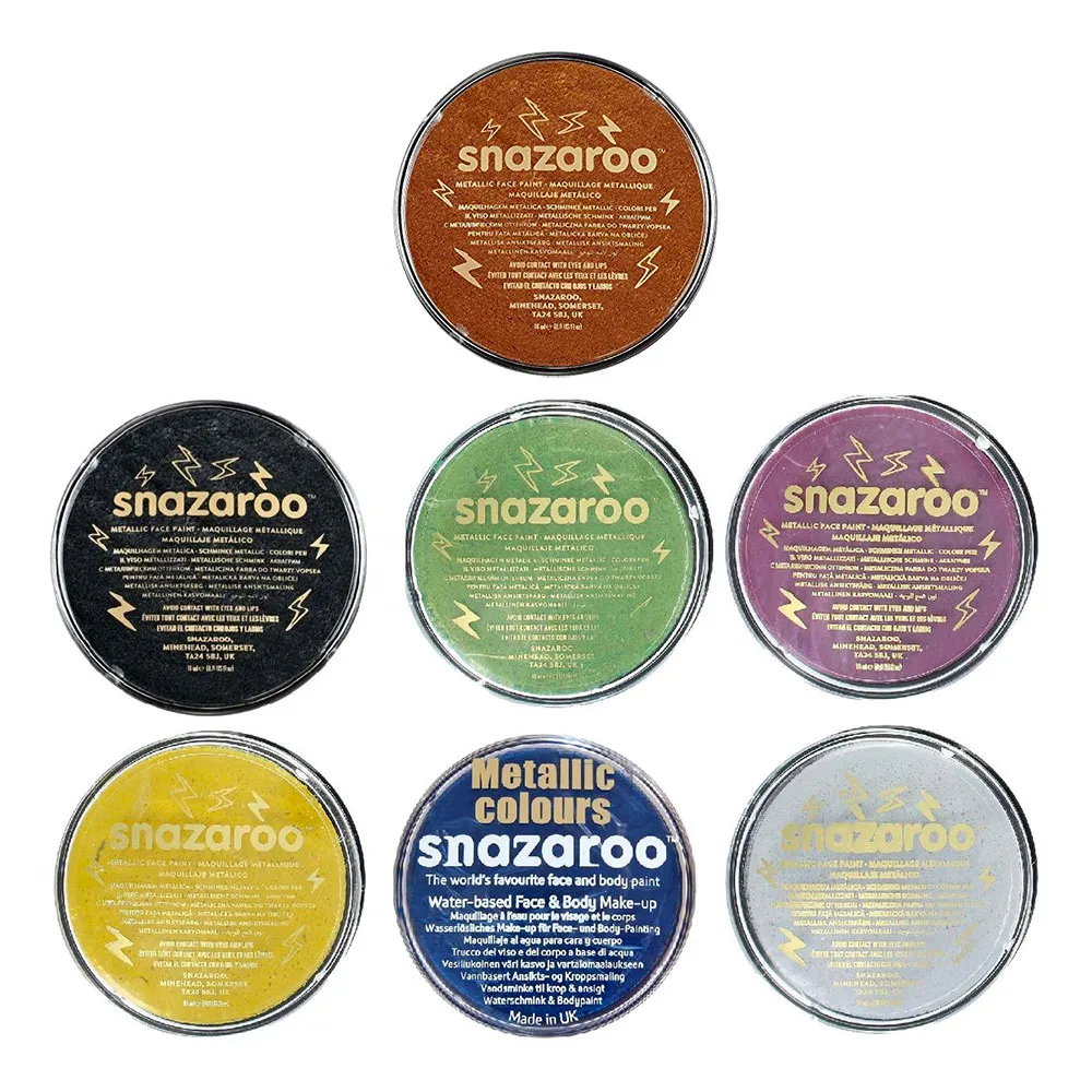 Snazaroo Ansikts- & Kroppsfärg Metallic