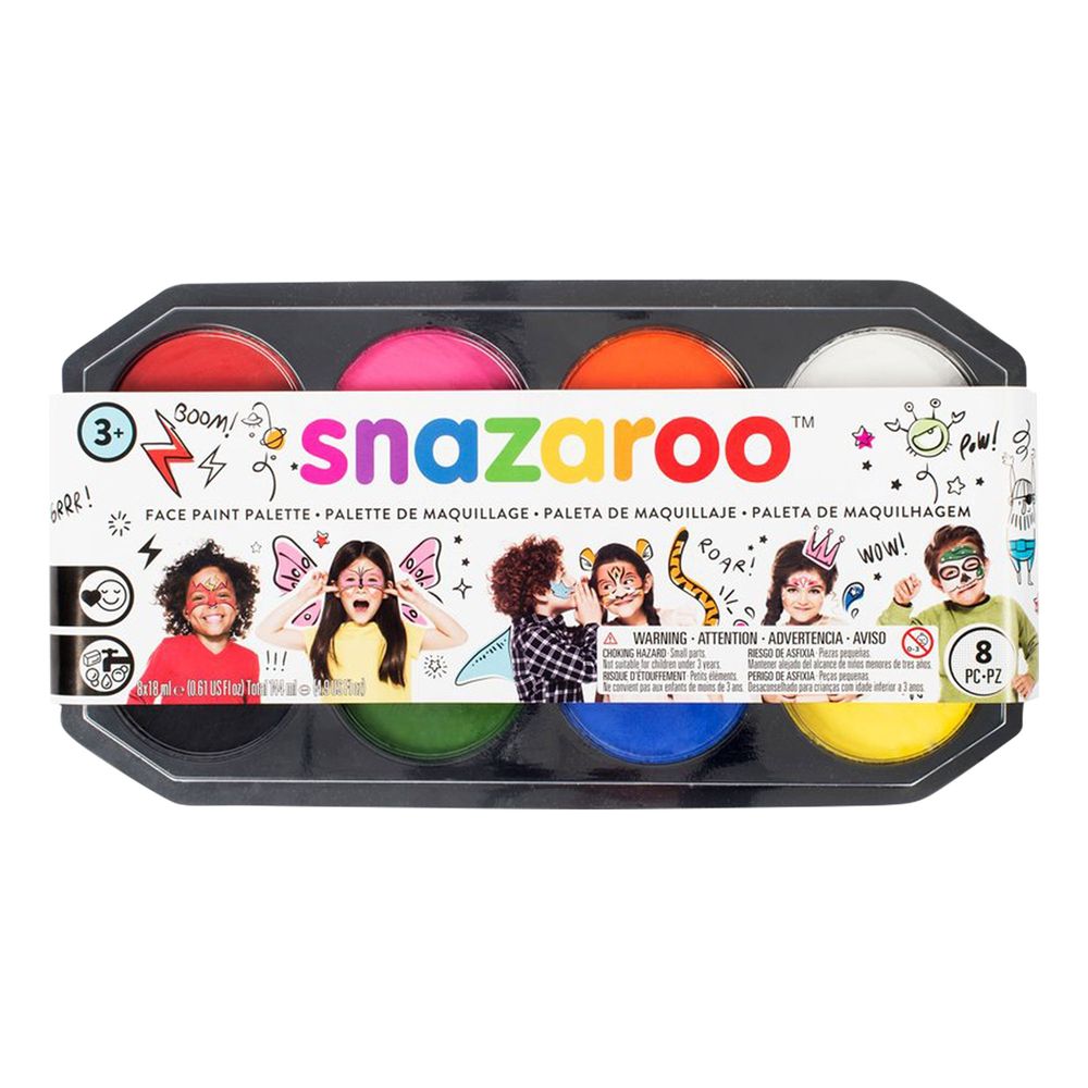 Snazaroo Ansigtsfarvepalet Nordic