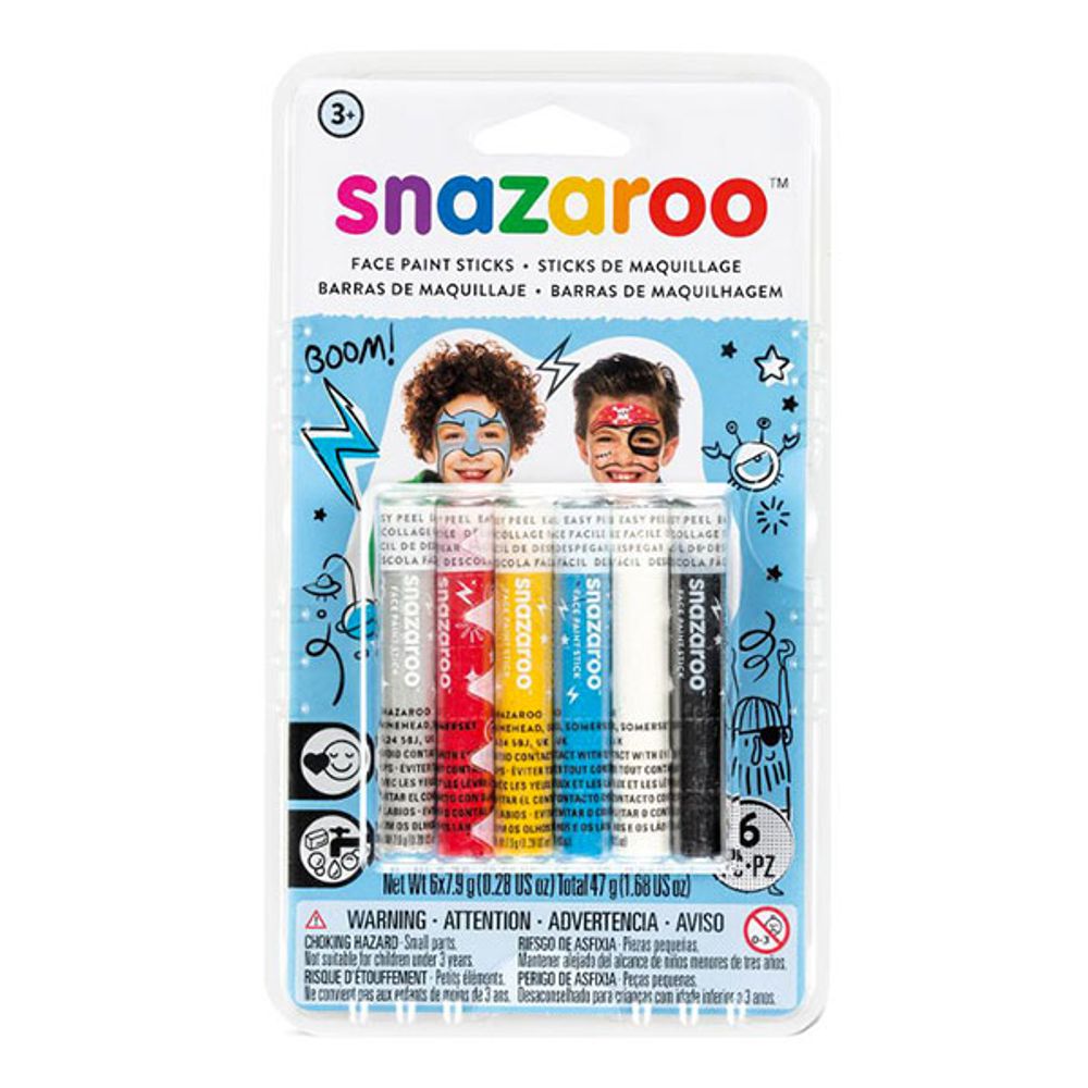 Snazaroo Kasvoliitusetti Boys Nordic