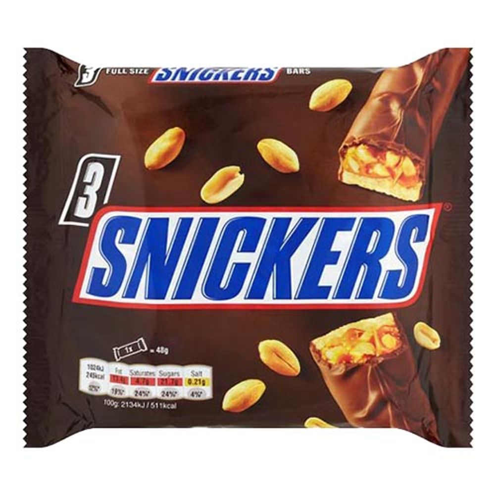 Snickers 3-pakning