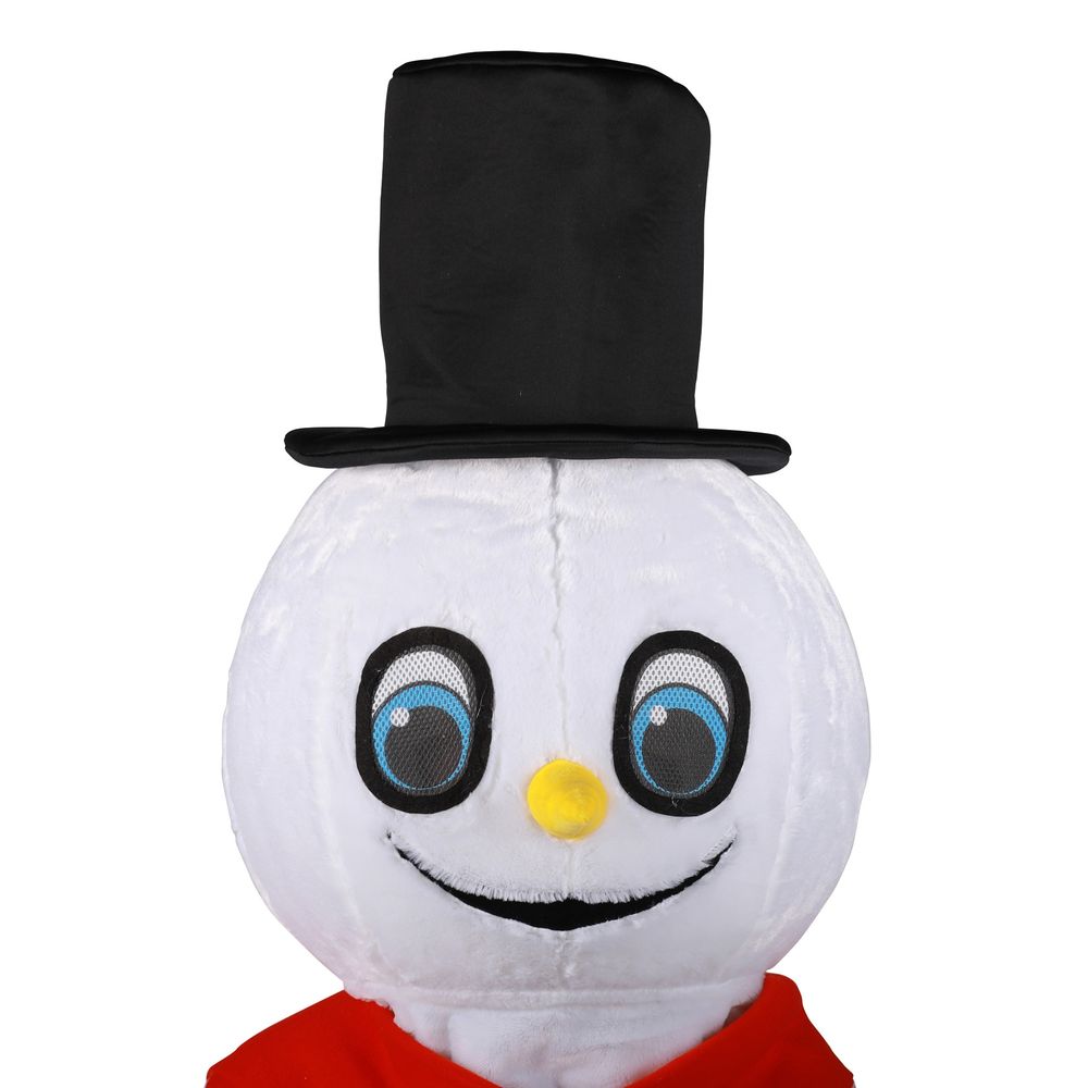 Snögubbe Maskot Deluxe Maskeraddräkt