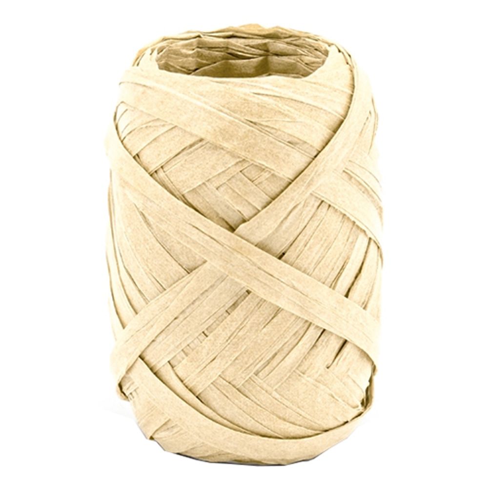 Pakkebånd Raffia Creme