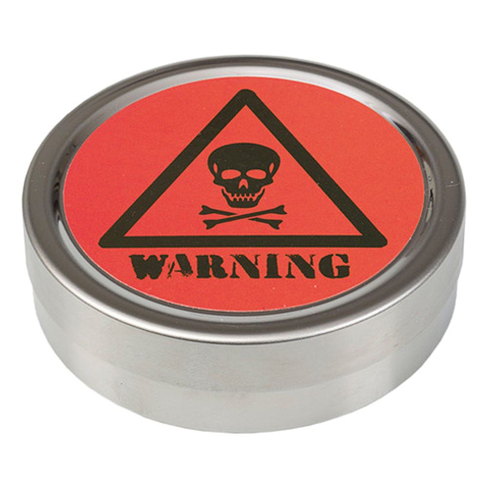 Snusdosa Warning