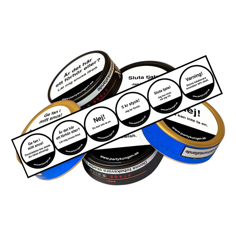 Snus Klistermærker