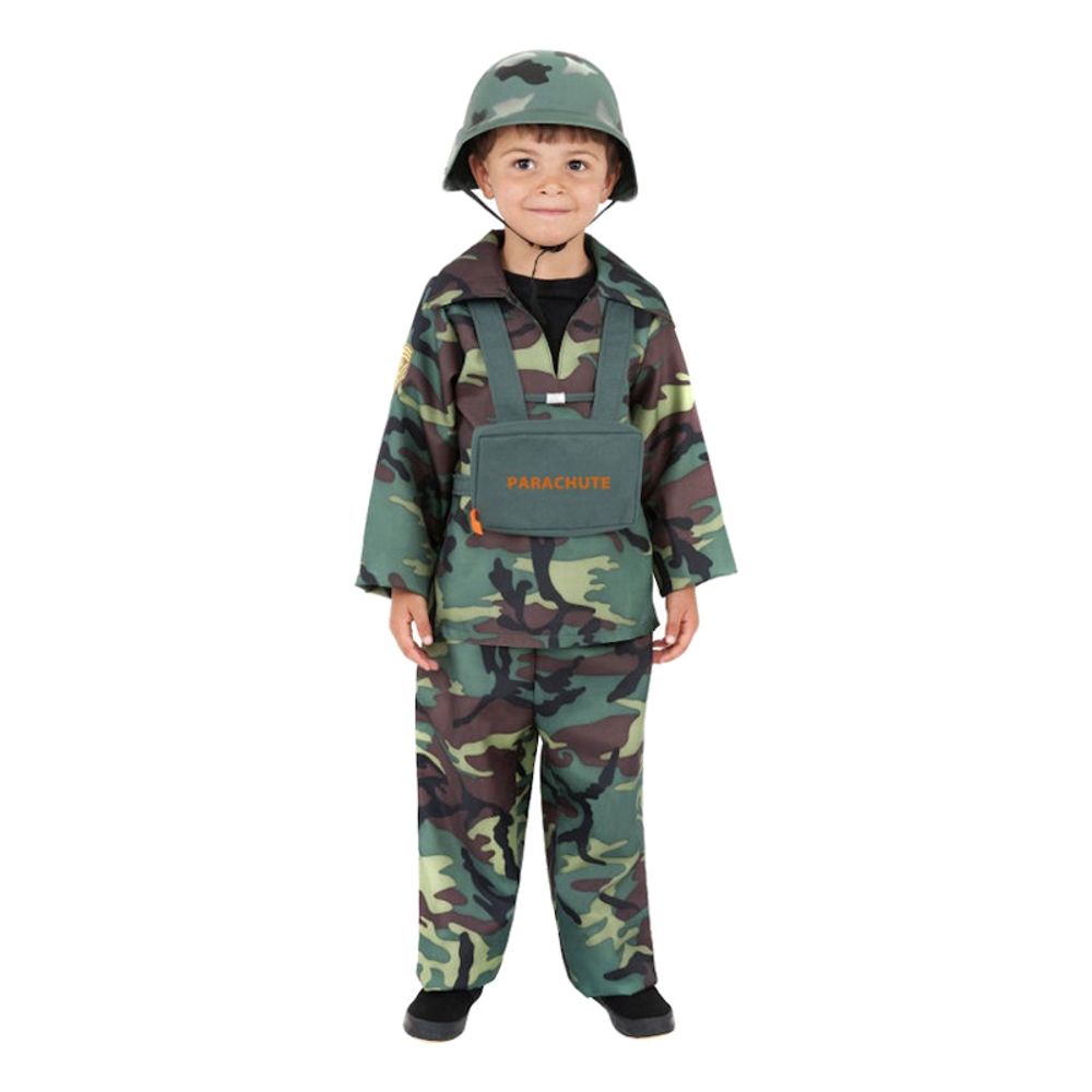 Soldat Barn Maskeraddräkt