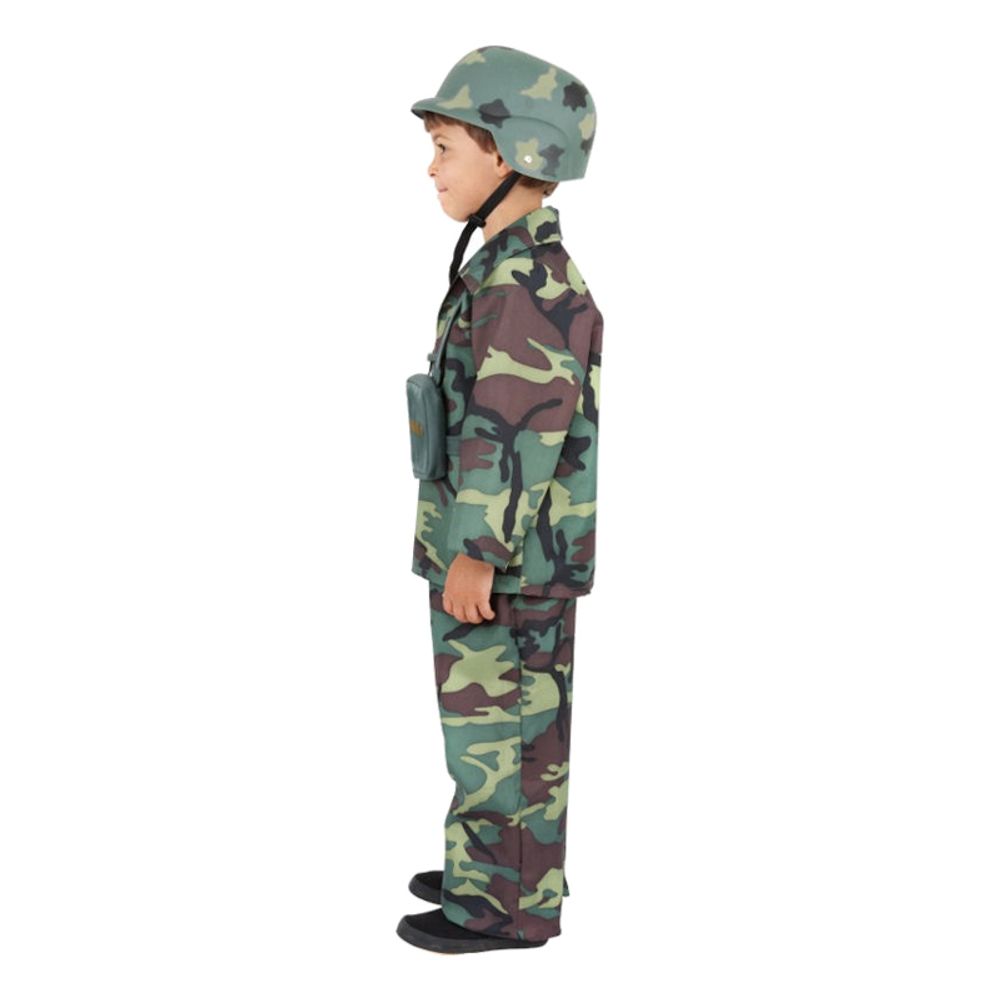Soldat Barn Maskeraddräkt
