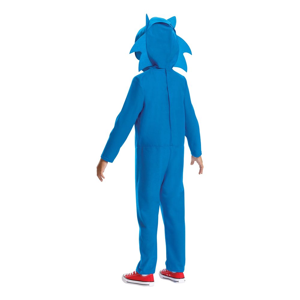 Sonic the Hedgehog med Huva Barn Maskeraddräkt