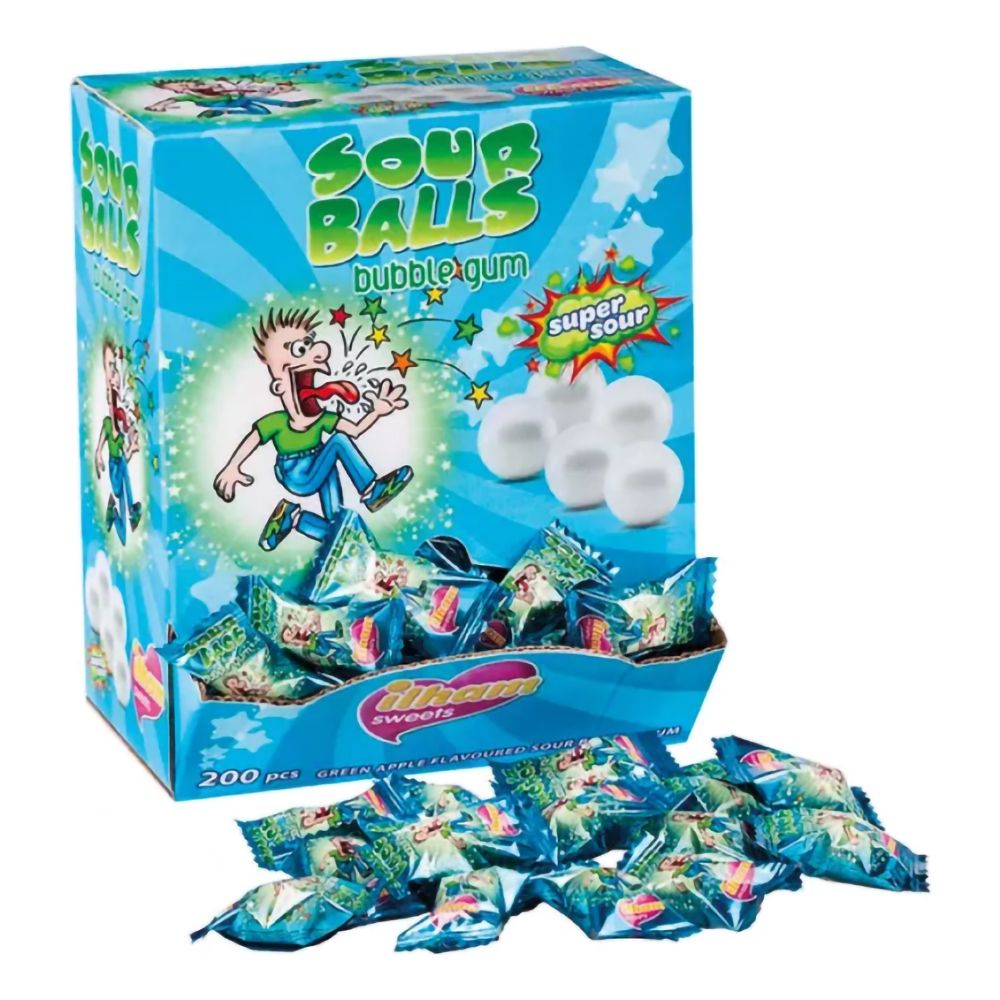 Sour Balls Bubble Gum Automat