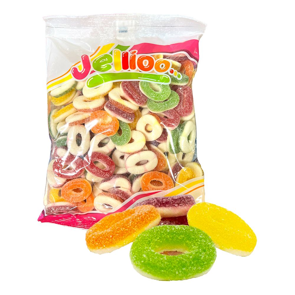 Jellioo Sour Rings Storpack