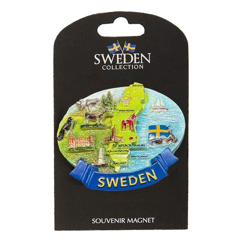 Souvenirmagnet Sweden