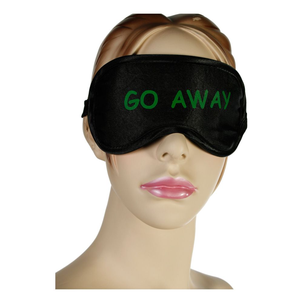 Ögonmask med Text