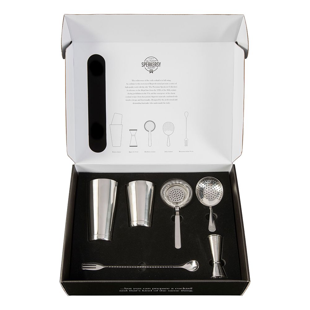 Speakeasy Cocktailset Rostfritt