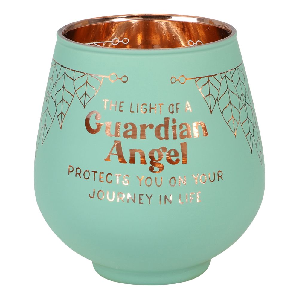 Ljuslykta Spegelglas med Text