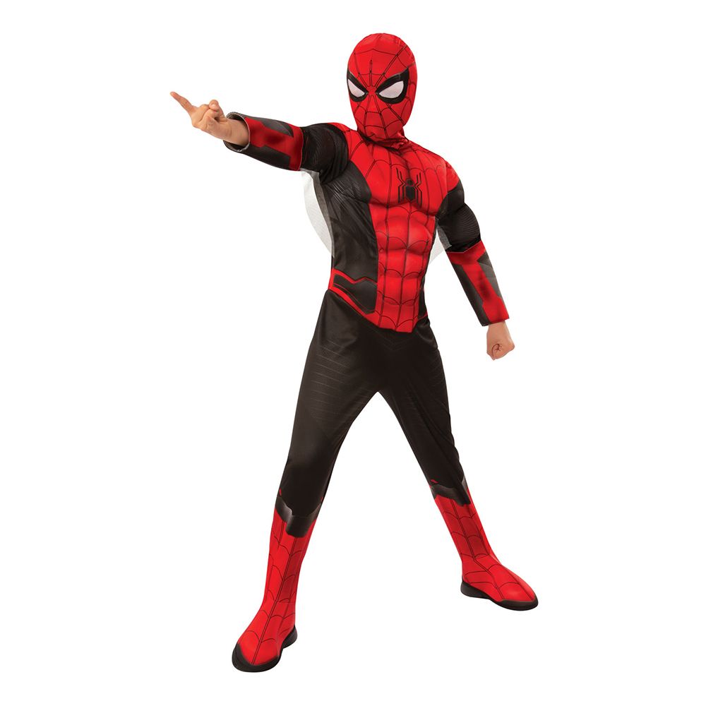 Spiderman med Muskler Barn Deluxe Kostyme