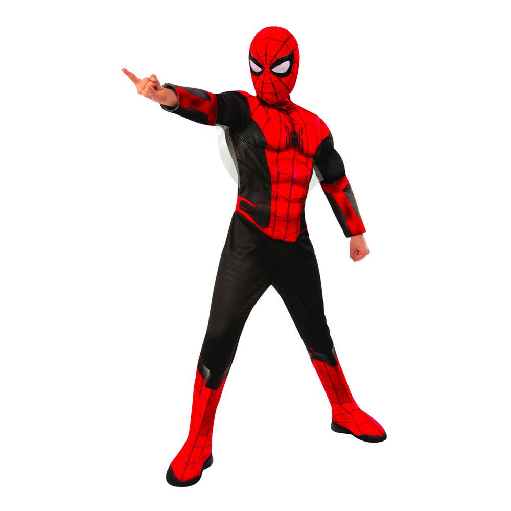Spider-Man med Muskler Deluxe Barn Maskeraddräkt