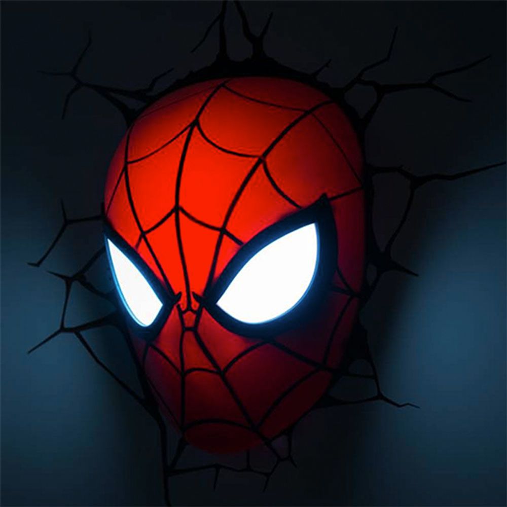 Spiderman 3D Vegglampe