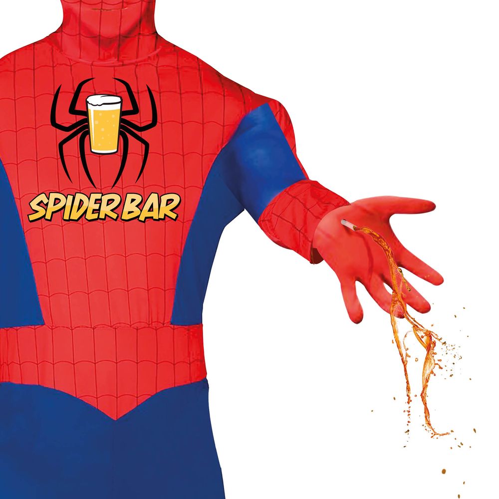 Spiderman med dispenser Kostyme