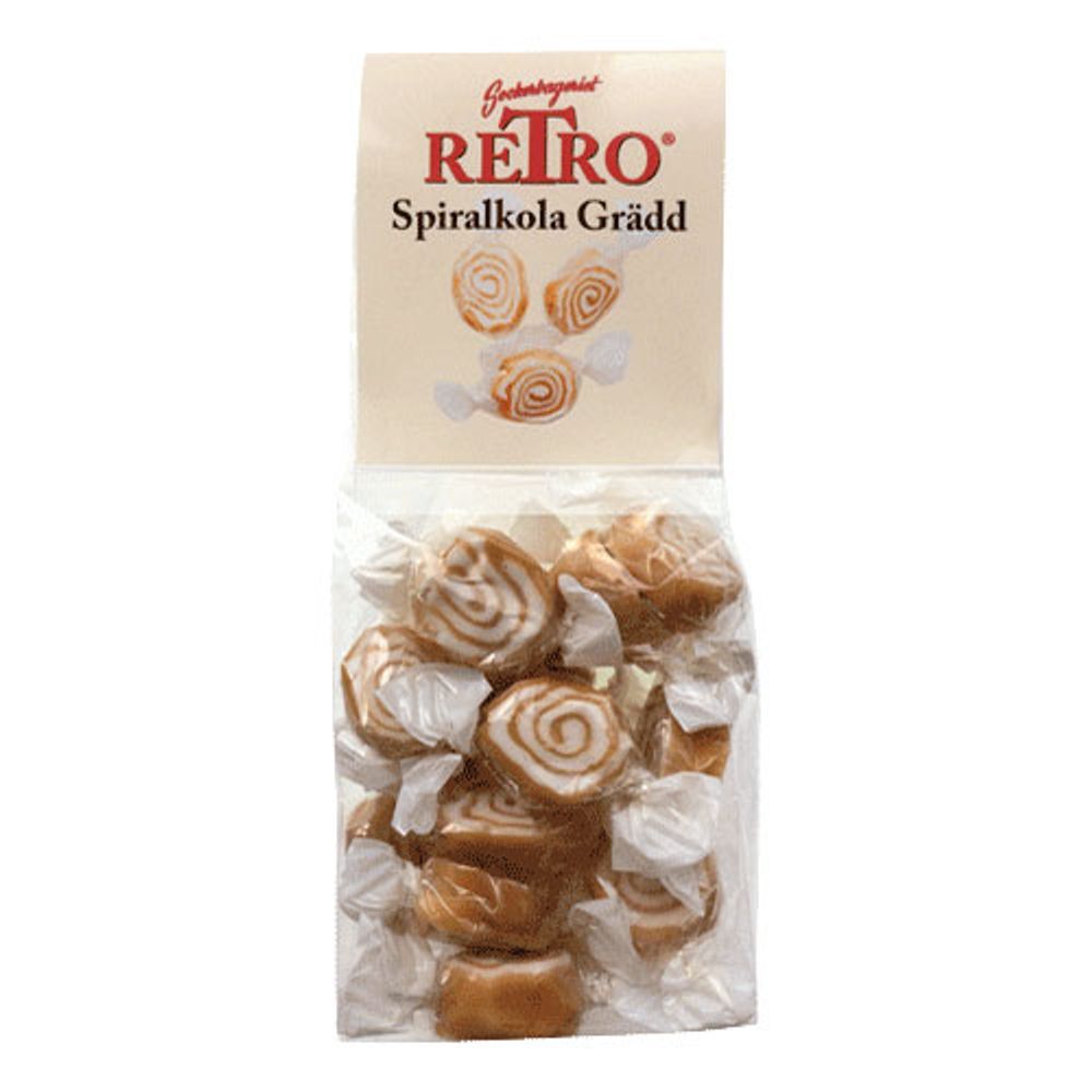 Spiralkola Grädd (med Kremkaramell)