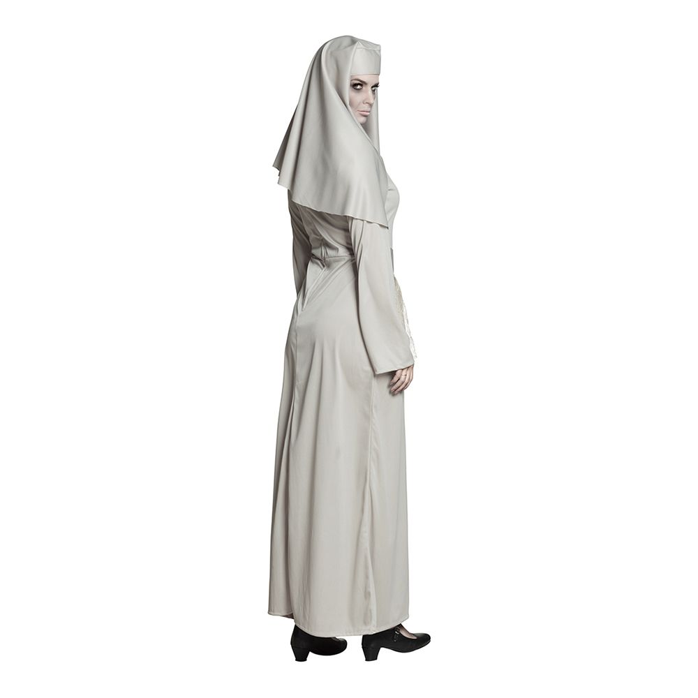 Spøkelsesnonne Beige Kostyme