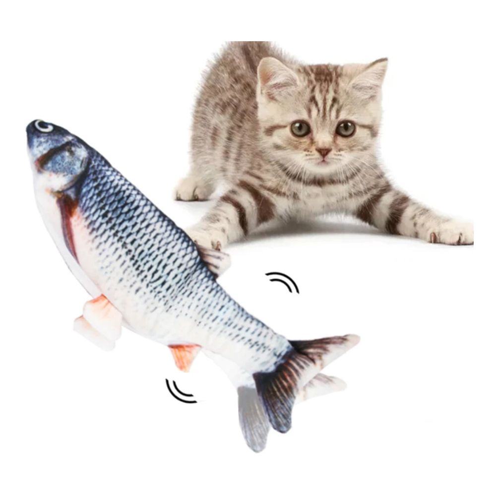 Sprellende Fisk Katteleke
