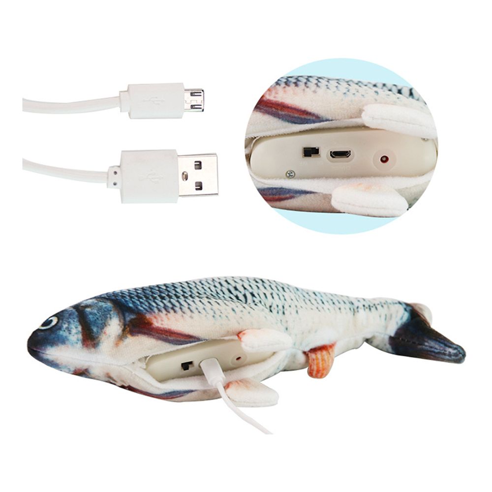 Sprellende Fisk Katteleke