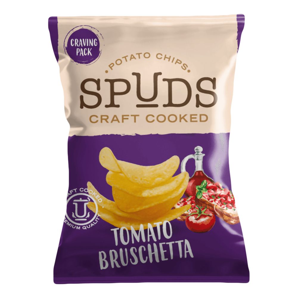 Spuds Craft Cooked Tomato & Bruschetta