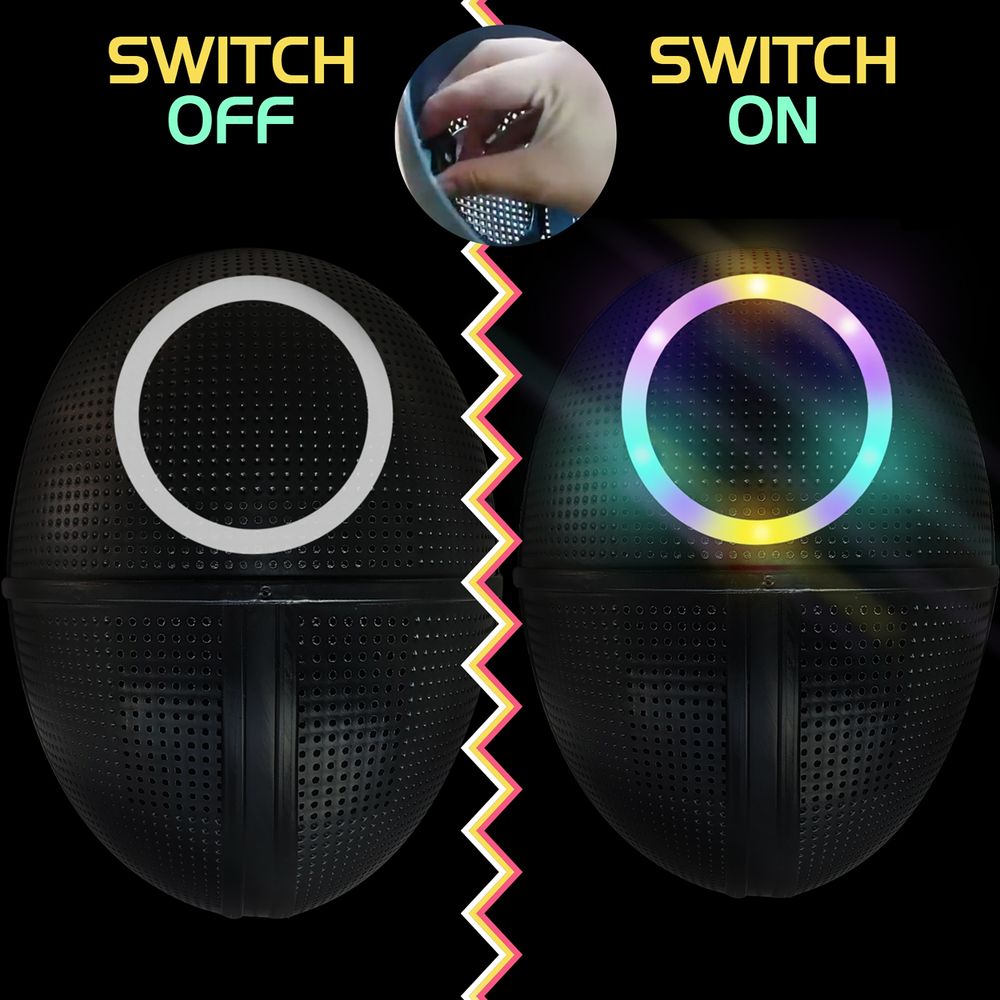 Squid Game Circle LED Mask