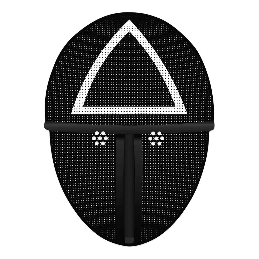 Squid Game Triangle Pappmask