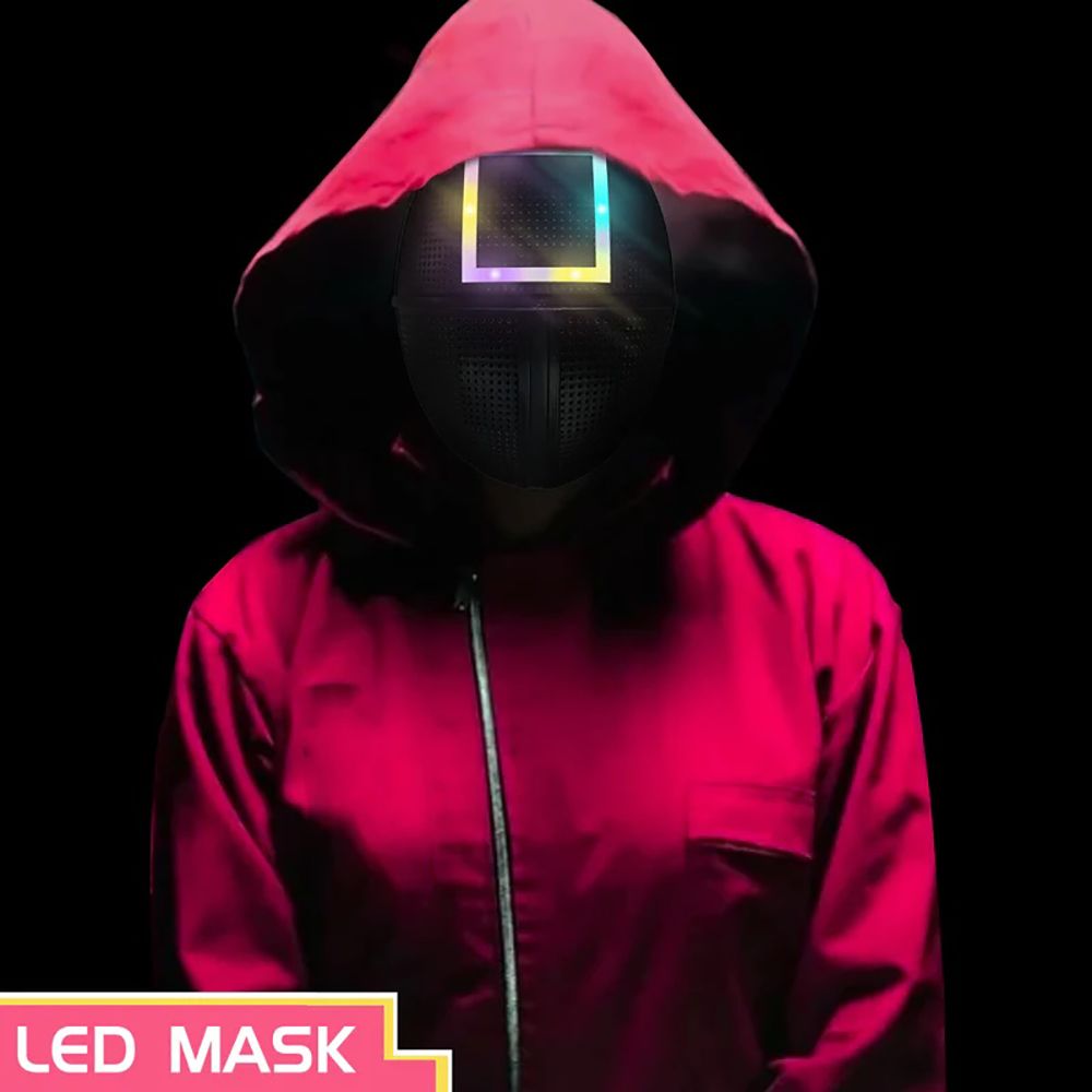 Squid Game Square LED Mask