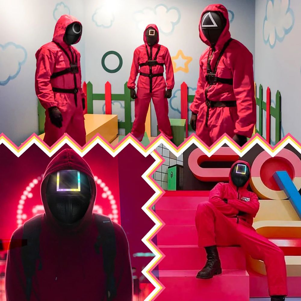 Squid Game Square LED Mask