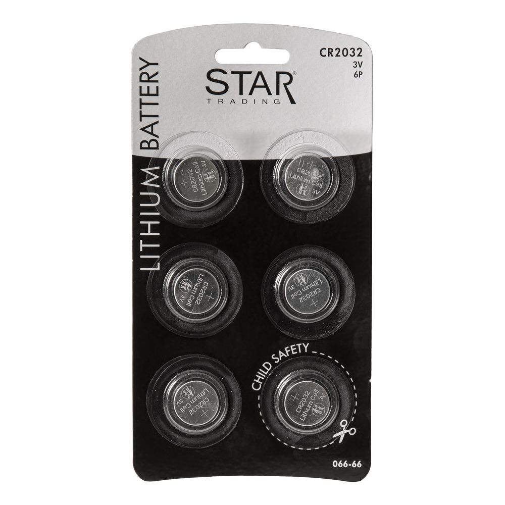 ST Knapcellebatterier CR2032