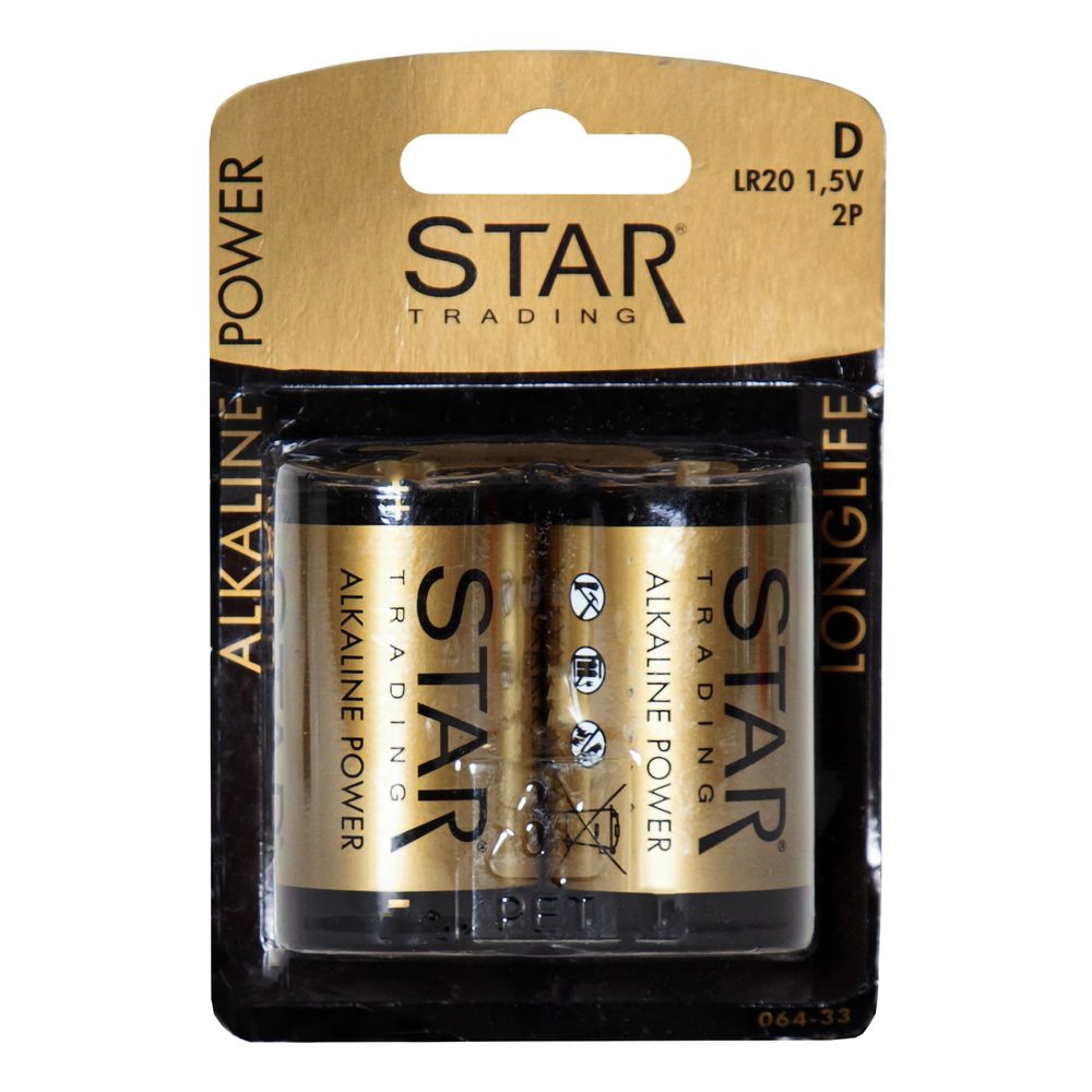 ST Power Alkaline D-Paristot