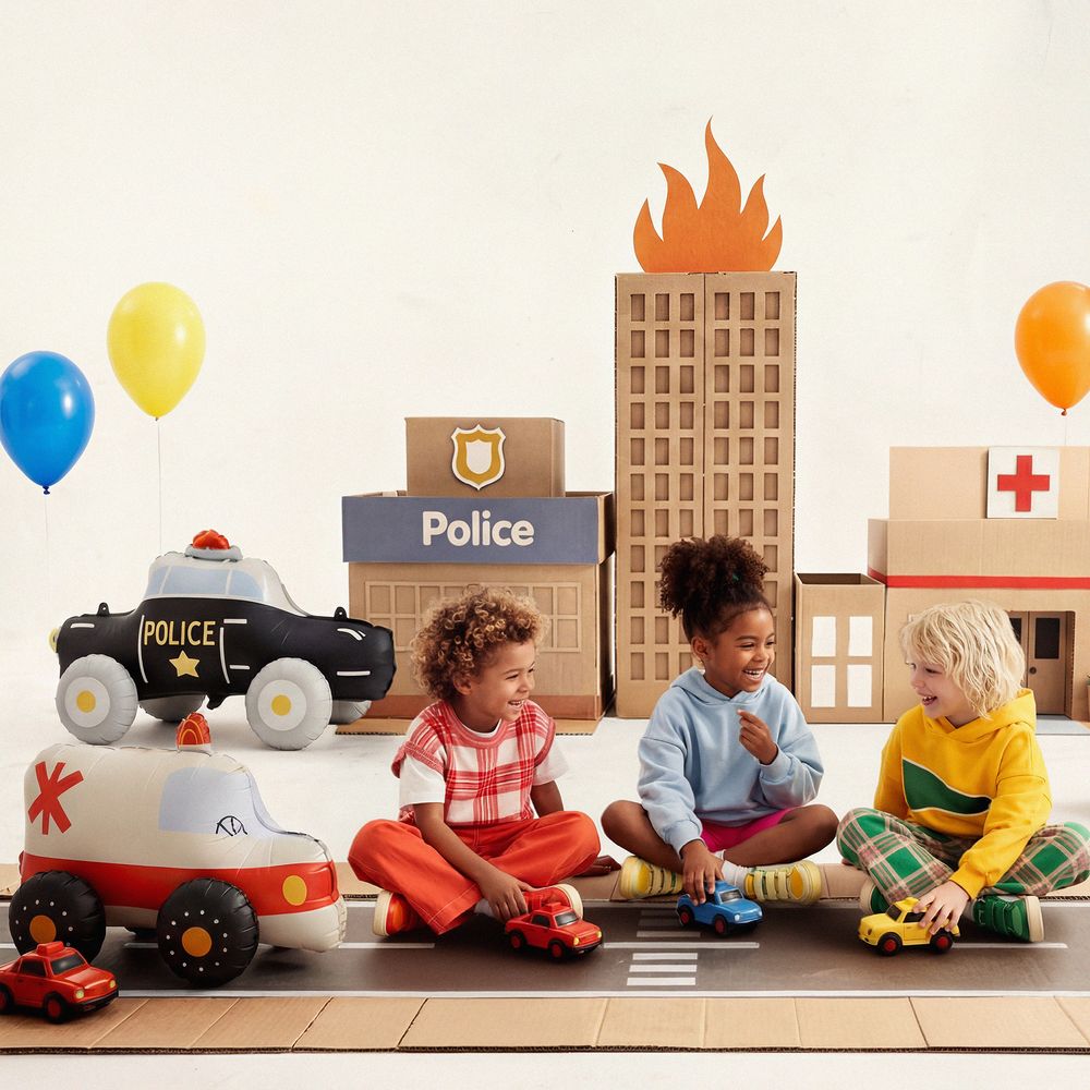 Stående Folieballon Ambulance