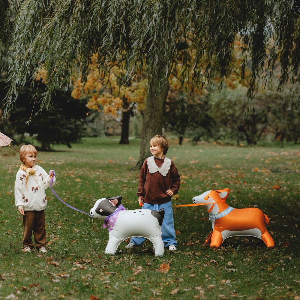 Stående Folieballon Corgi