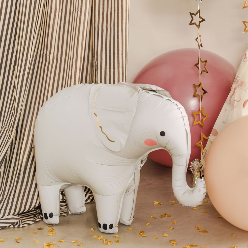 Stående Folieballon Elefant