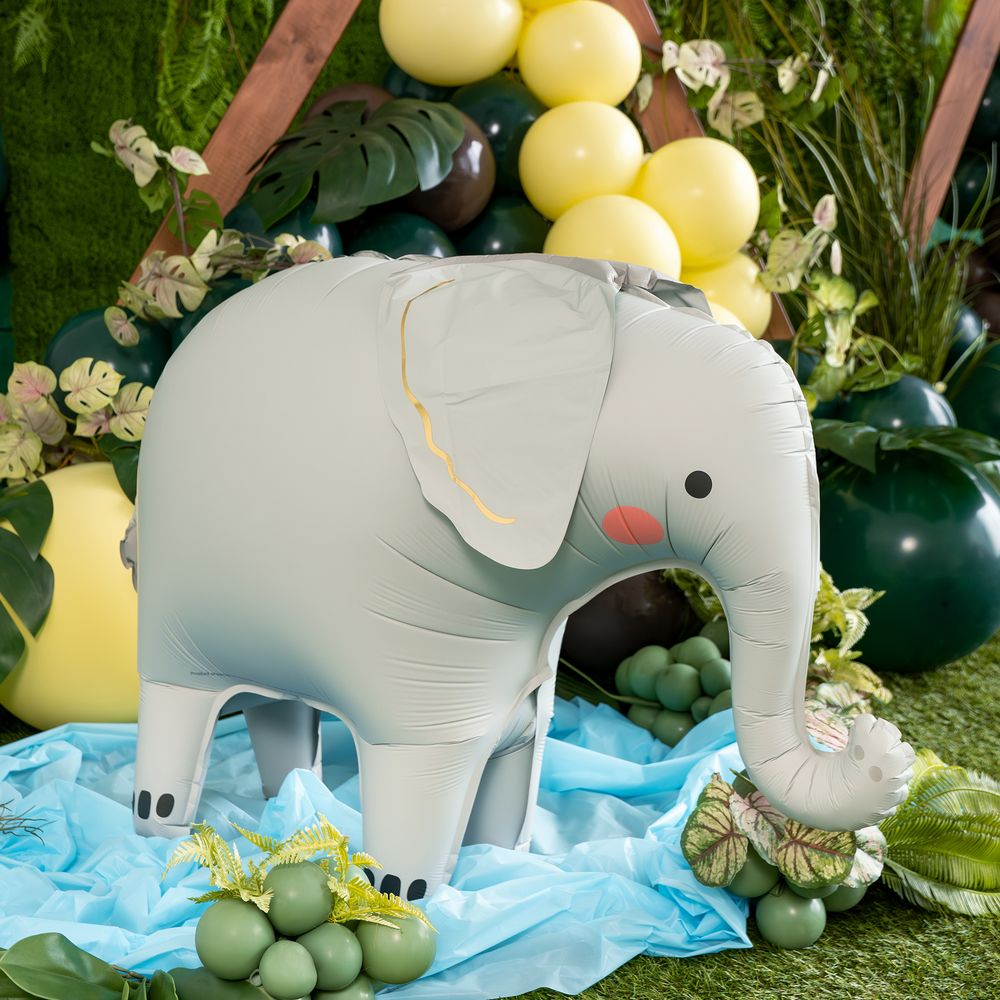 Stående Folieballon Elefant