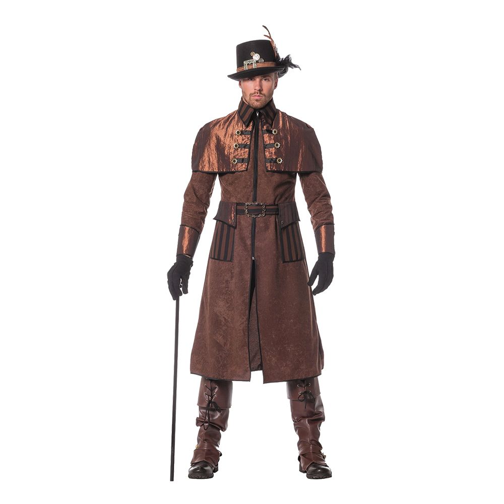 Steampunk Miesten Deluxe Naamiaisasu
