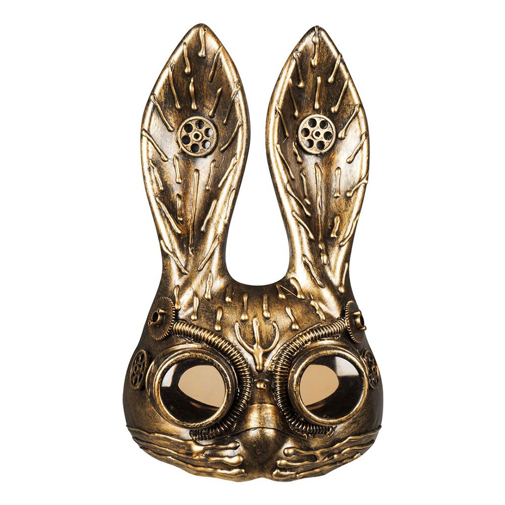 Steampunk Kanin Halvmaske