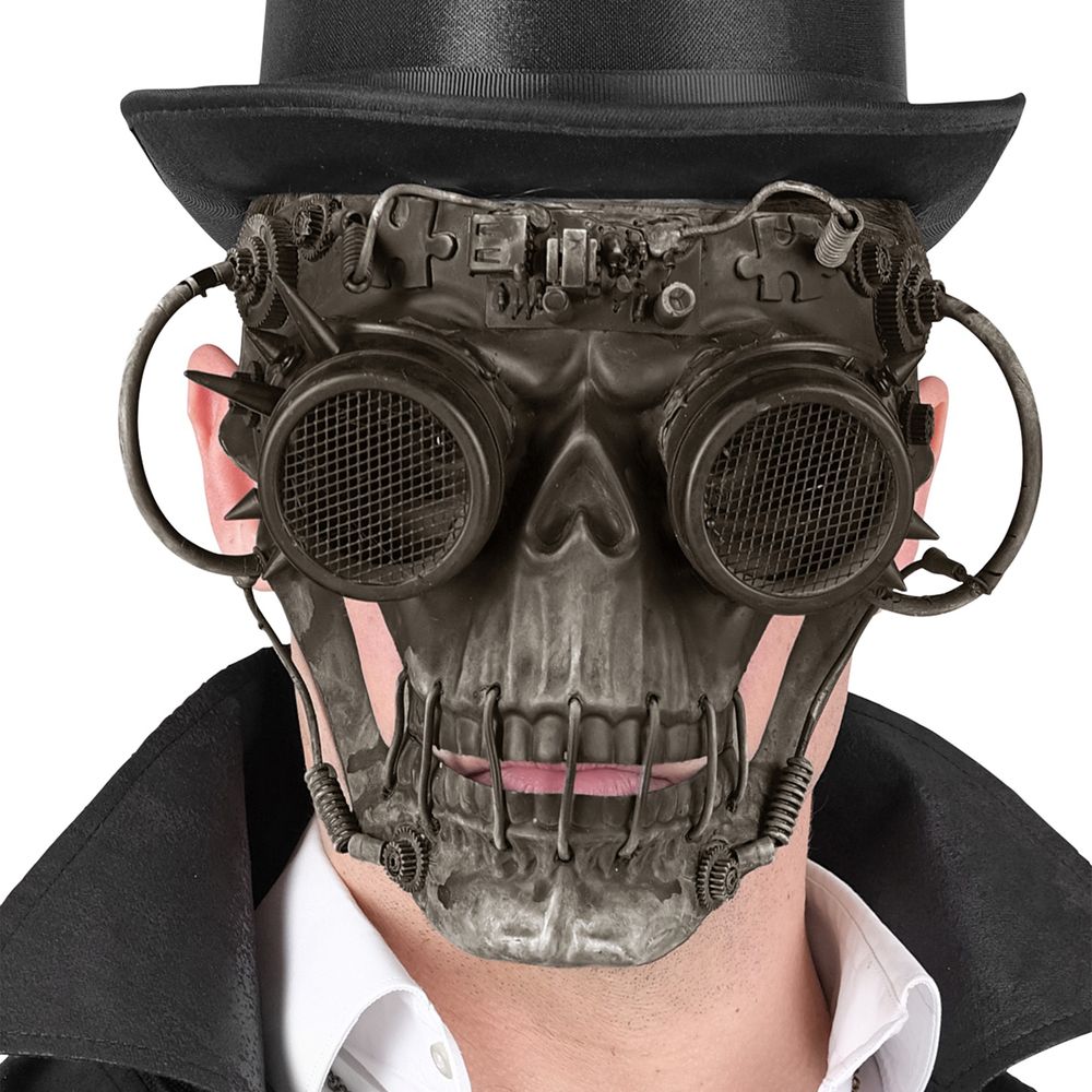 Steampunk Skelet Maske
