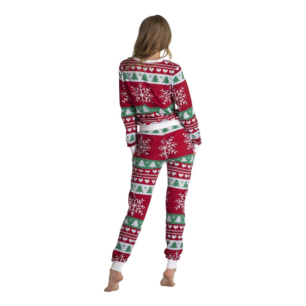 Neulottu Joulupyjama Naisten