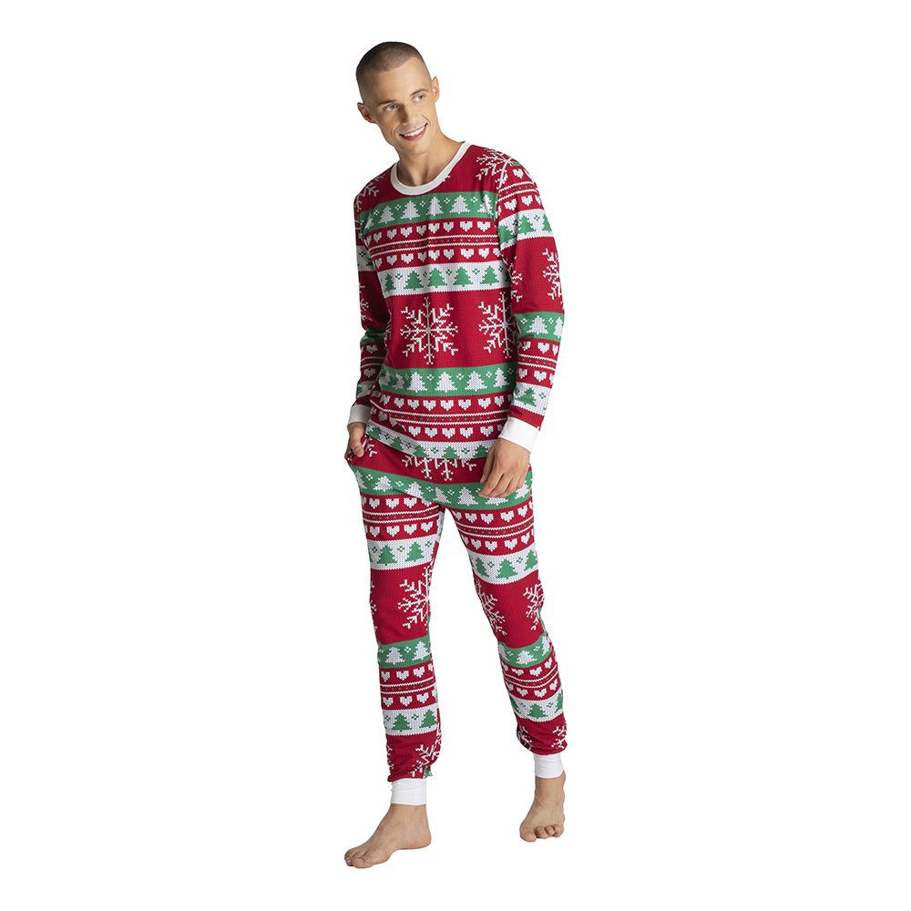 Neulottu Joulupyjama Miesten